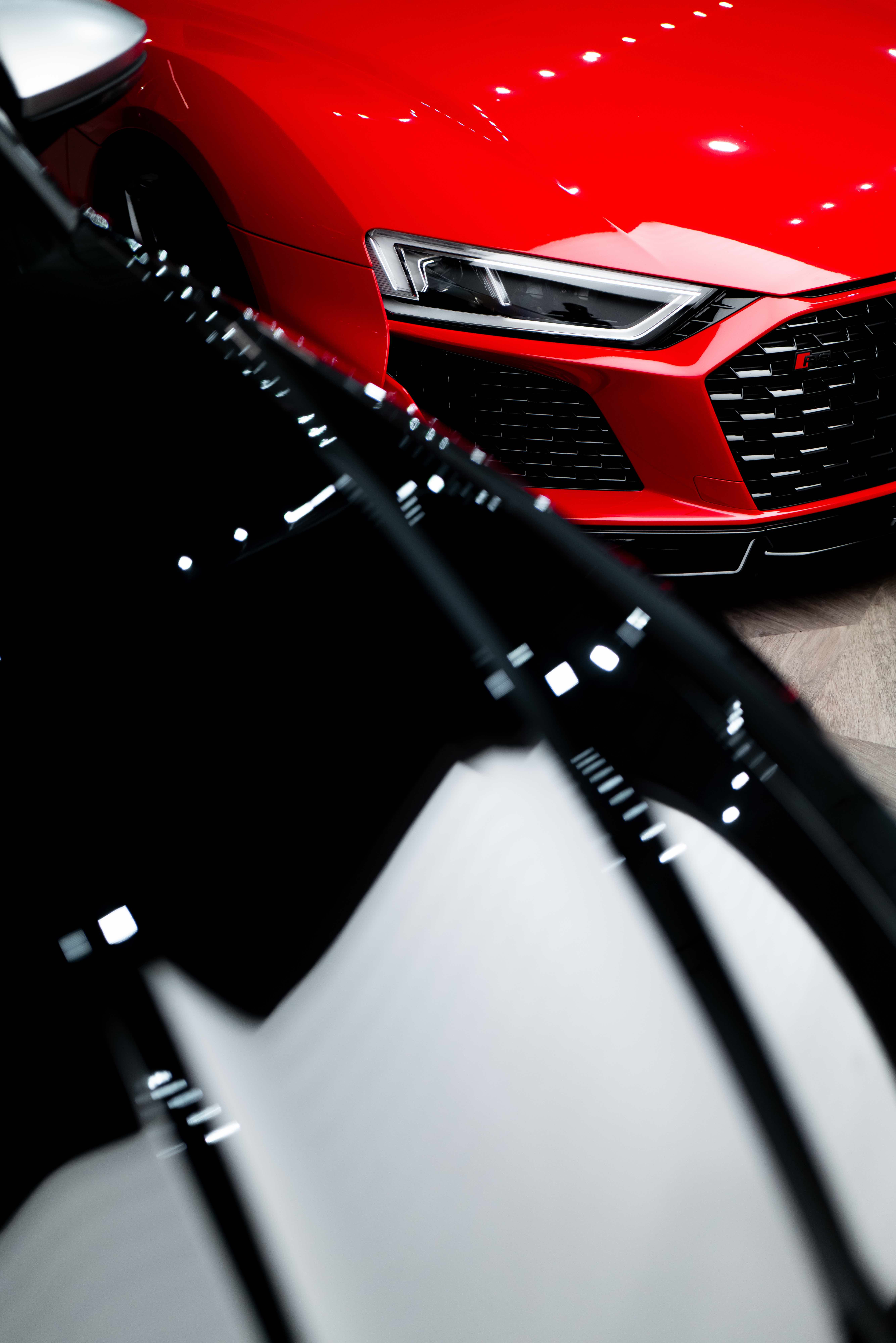 Audi R8 Front durch Studioequipment